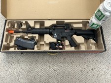 Lancer Tactical Gen 2 Airsoft M4A1 Carbine AEG  Extra Mag  7500  0.20g BBs