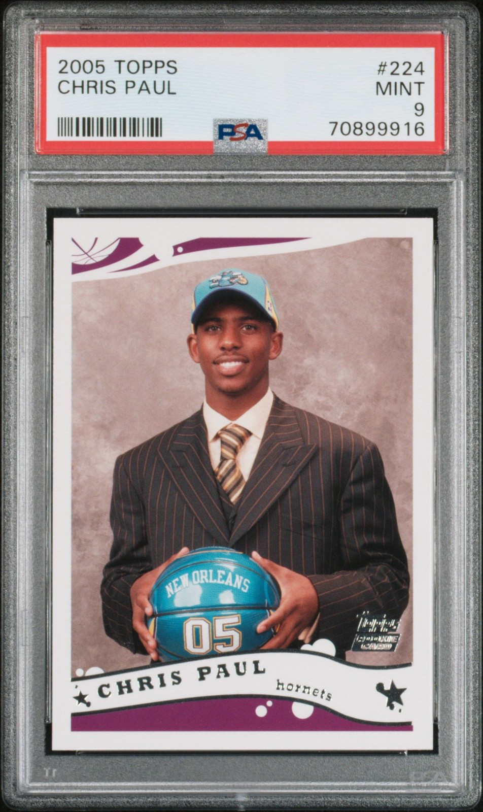 2005-06 Topps CHRIS PAUL RC PSA 9 #224