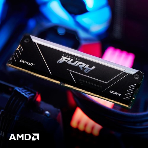 Kingston FURY Beast RGB 8GB 3200MT/s DDR4 CL16 DIMM Computer Memory KF432C16BB2A - 第 5/6 張圖片