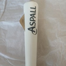 Aspall White Beer Tap Handle Plastic with Brass Threaded Insert