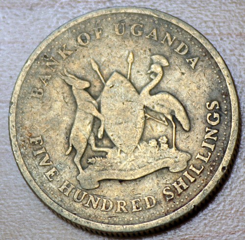 2003 Uganda 500 Shillings Crowned Crane - Picture 2 of 2