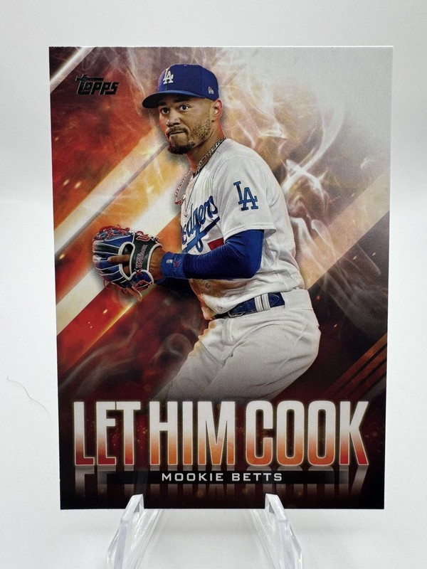 2024 Topps Update Let Him Cook #LHC17 Mookie Betts Los Angeles Dodgers