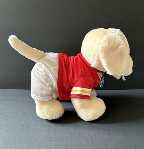 Kansas City Chiefs Plushie Stuffed Animal Puppy Dog In NFL Uniform Build A Bear - Picture 5 of 12