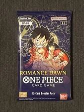 Romance Dawn 1x Booster Pack One Piece Card TCG OP-01 English OP01 New/Sealed !!