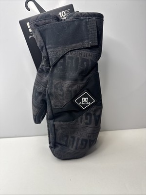 DC Shoes Franchise Mitten Andy Warhol Black Fragile Snow Mittens Small
