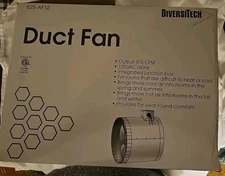 Diversitech Duct Fan - 625-AF12 - 12" - 120Vac - 975 CFM Air Flow