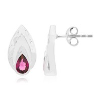 Cavill Granat Ohrringe 1,02Ct Sterlingsilber Rhodiniert Tropfen Damen