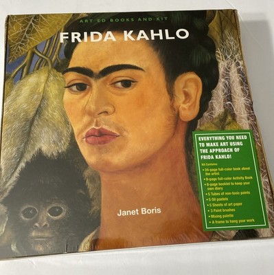 New Sealed Frida Kahlo ART KIT & Art Ed Book By Janet Kit Boris