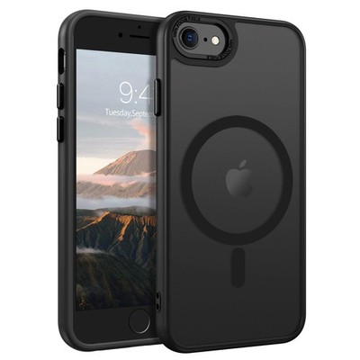 BENTOBEN Magnetic for iPhone SE Case, 2022/3rd/2020/2nd gen Black 