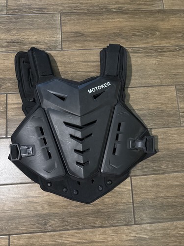 MOTOKER Adult Youth Motocross Chest Protector Riding Armor Vest Dirt BLACK - Picture 1 of 8