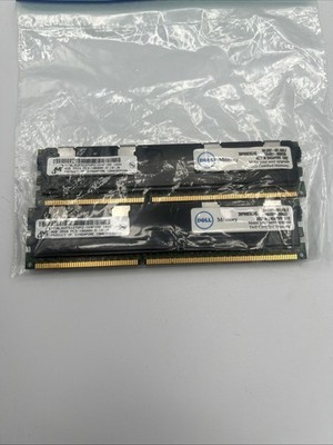 Micron 8GB 2x 4GB PC3-10600 DDR3-1333MHz ECC Registered MT36JSZF51272PZ-1G4G1HG