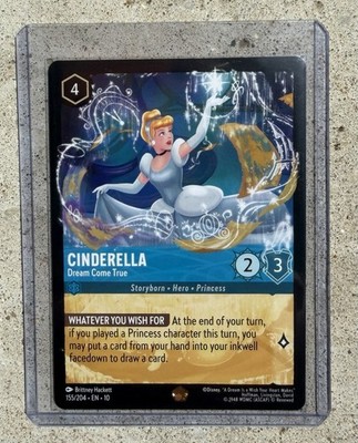 Disney Lorcana TCG Cinderella-Dream Come True 155/204 Card Ravensburger
