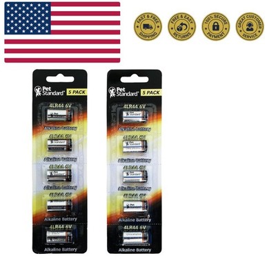 10 Pack 4LR44 / 476A / PX28A / A544 / K28A / L1325 Dog Collar 6V Brand