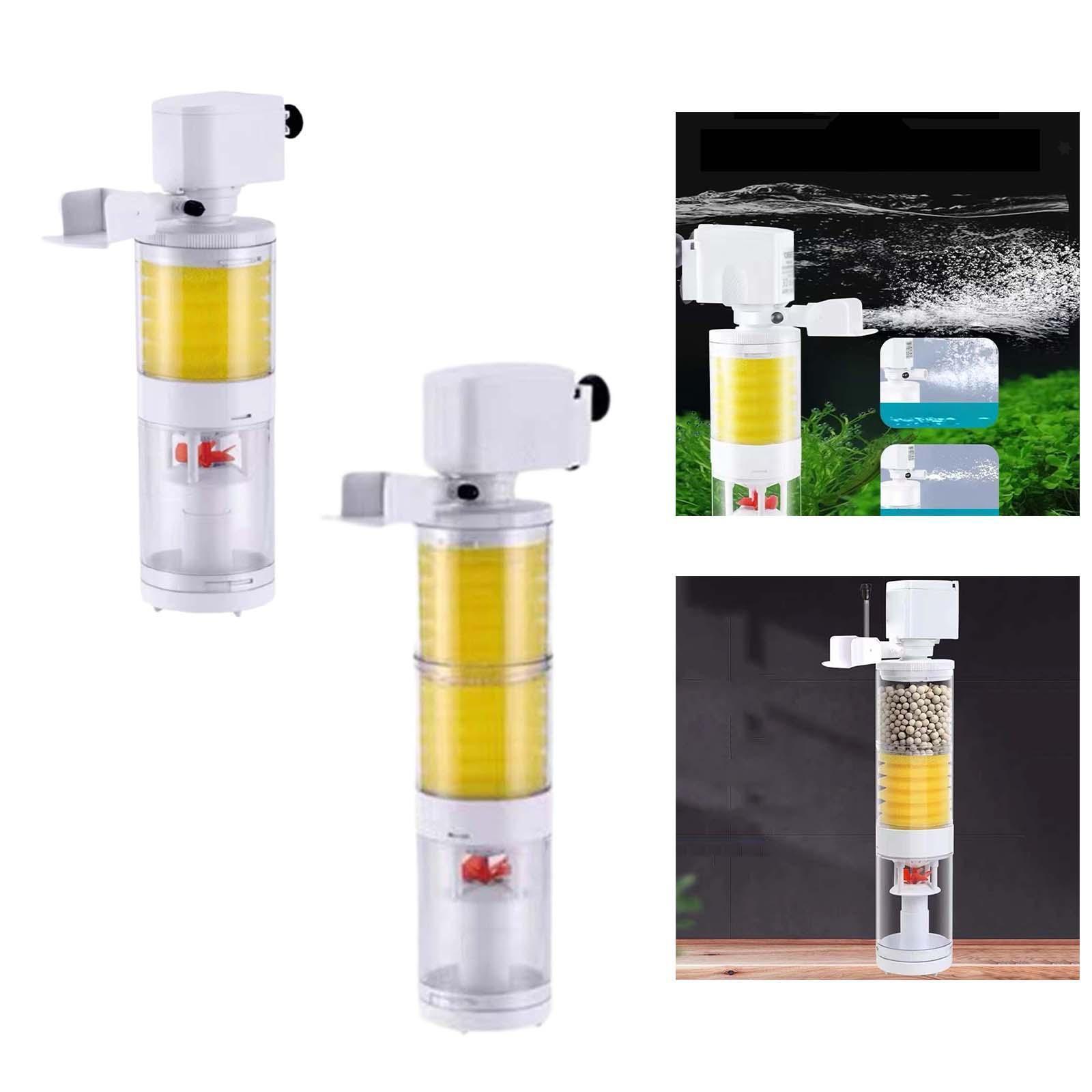 Aquarium Internal Filter Water Circulation Pump Clean Fish Waste