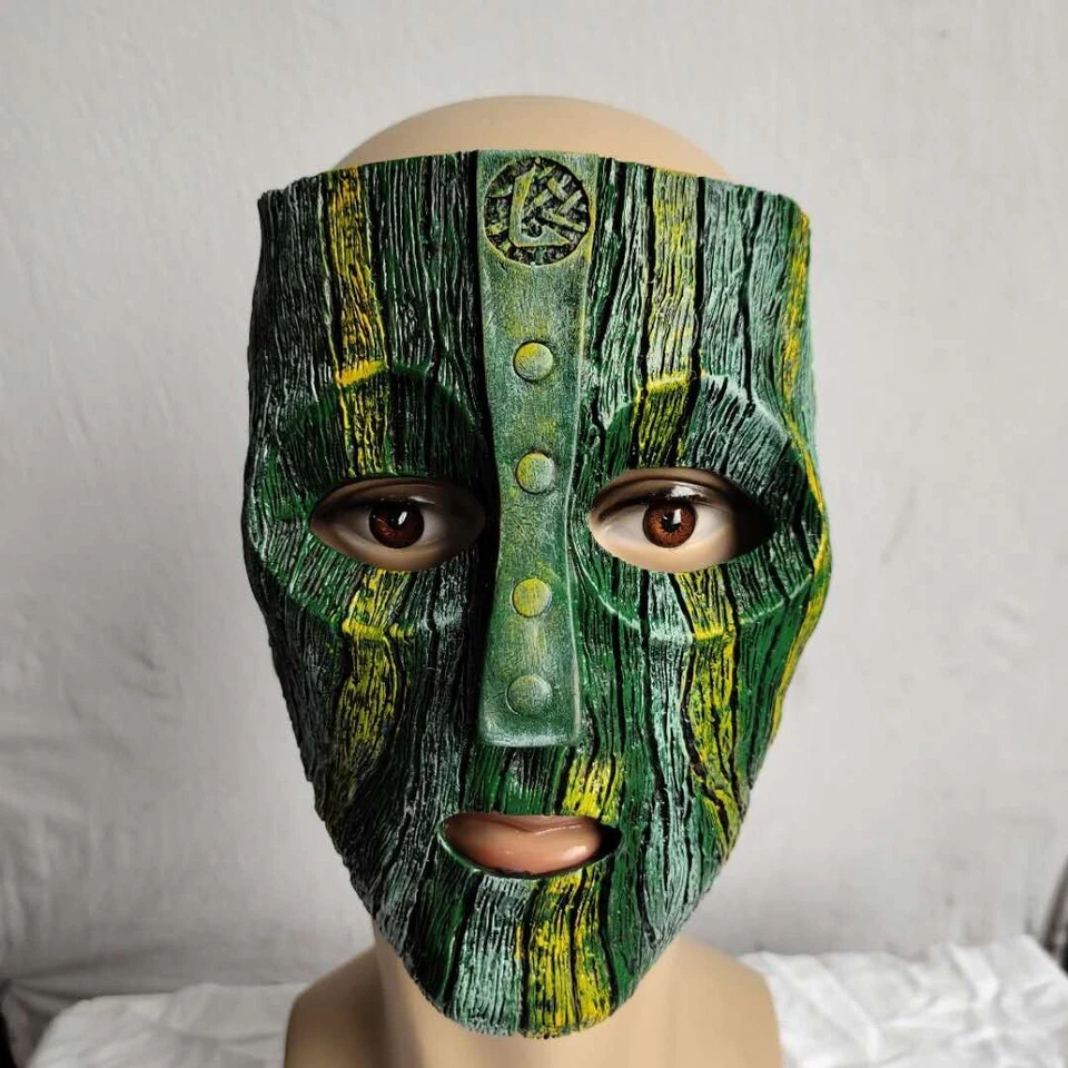 Máscara facial de látex de Halloween Disfraz Juegos con disfraces Fiesta Accesorios La máscara Foto 3 de 4