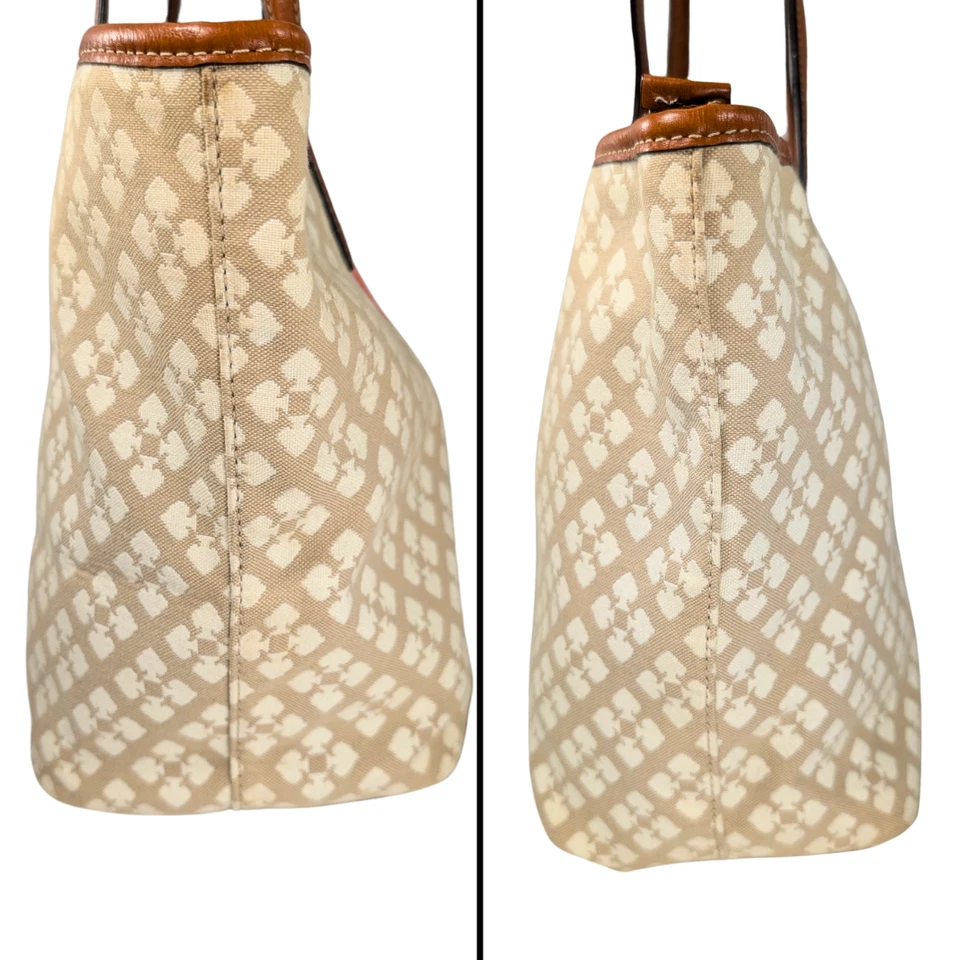 Bolso de Mano Kate Spade Harmony Logo Lona Jacquard Rayas Foto 3 de 4