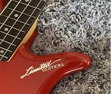 Limited Edition Guitar Decal 3d Laser Metal Peel Stick Restoration Logo M105-4