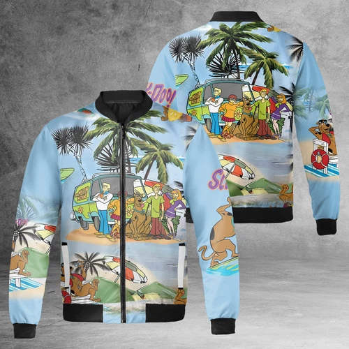 Scooby Doo And Friends Bestie Tropical Vibes Summer Beach Jacket