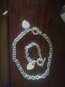 tiffany & co necklace and bracelet set