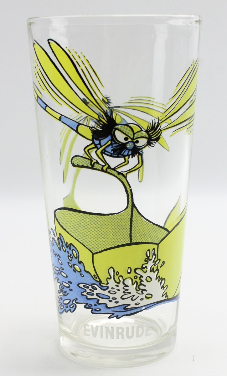 Vintage Evinrude Pint Glasses Vintage Evinrude Pint Glasses