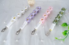 Macrame Wristlet Macrame Flower Wristlet Macrame Daisy Wristlet Macrame USA