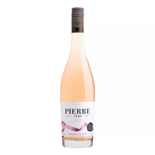 Pierre Chavin Zero Rose France 0.0% Non-Alcoholic 750ml Halal, Vegan