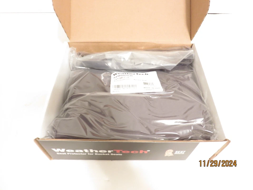 Protector de asiento con canastilla WeatherTech en gris para autos y SUV SPB002CHBX ¡NUEVO! Foto 2 de 4