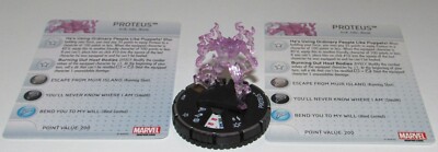 PROTEUS (BOTH CARDS INCLUDED) #057 Uncanny X-Men Marvel HeroClix Super Rare