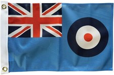 RAF Flag Heavy 1.5ft x 1ft Royal Air Force STRONG 110d Polyester for Flagpole