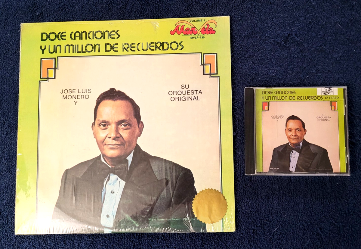Jose Luis Monero 12 Canciones y un millon.../LP and CD(Factory CD) Lot  (VG+).