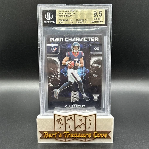 2023 Panini Spectra Football Main Character C.J. Stroud BGS 9.5 Texans Case Hit