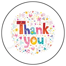THANK YOU ENVELOPE SEALS LABELS PARTY FAVORS STICKERS