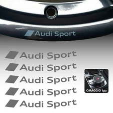 5 Sticker for Wheels Audi Sport S LINE Alloy A3 A4 A5 A6 Tt Q3 Q5 S3 S-LINE