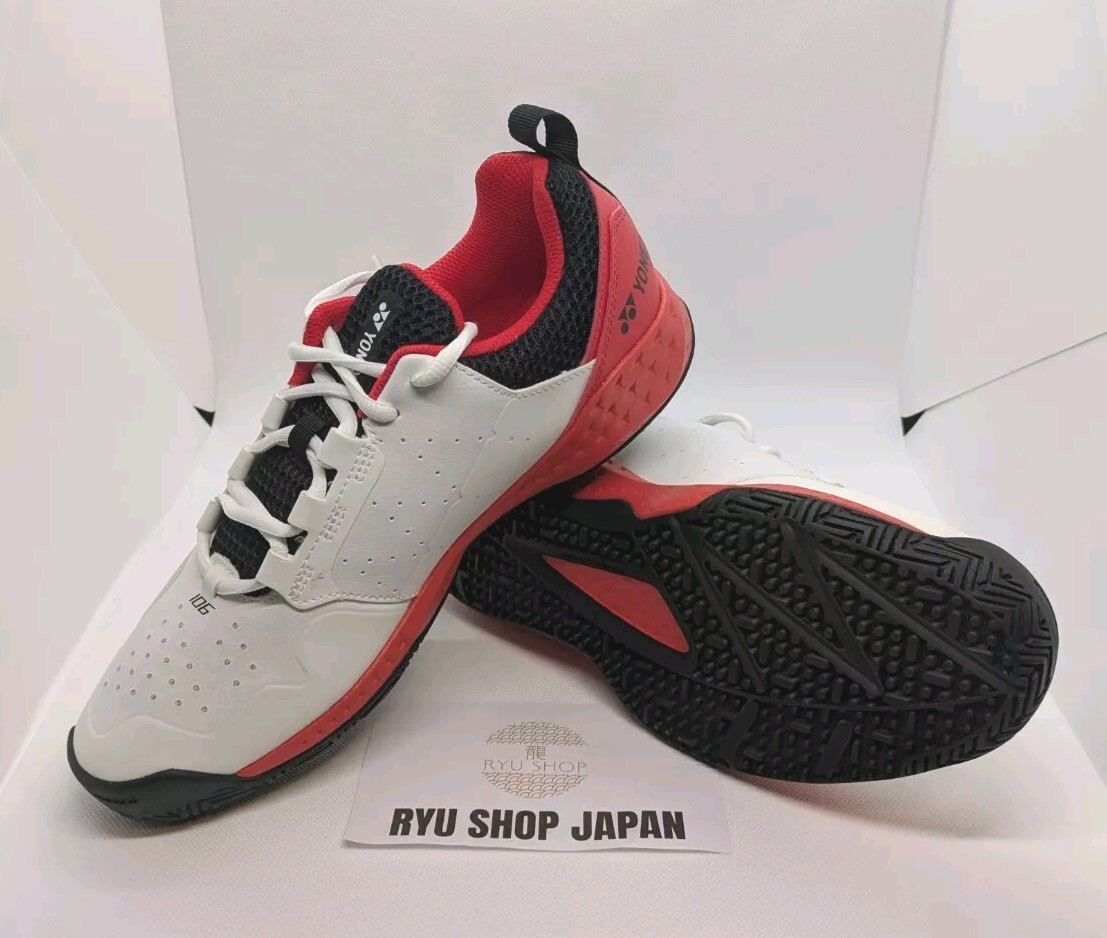 YONEX Tennis Shoes POWER CUSHION 106 SHT106 114 White / Red