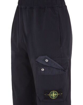 Stone Island 67053 Regular Fit Cargo Pants Felpa Pentalone Trouser Pant