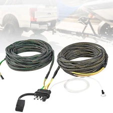 4 Pin 5 Wire Trailer Wiring Harness 22FT for Rewiring Trailer Side Taillights