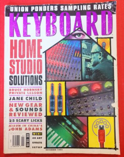 KEYBOARD NOV 1993 BRUCE HORNSBY/MICHAEL MCDONALD/JANE CHILD/FILM SCORING/LEXICON - Afbeelding 1 van 10
