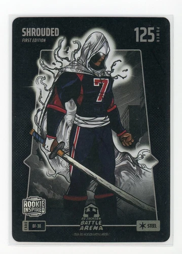 2024 Bo Jackson Battle Arena CJ Stroud RC SHROUDED SP #BF-30 Steel Battlefoil
