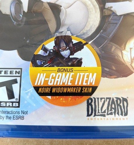 NIP Overwatch Origins Edition Sony PlayStation 4 PS4 NOIRE WIDOWMAKER SKIN CODE - Picture 3 of 3