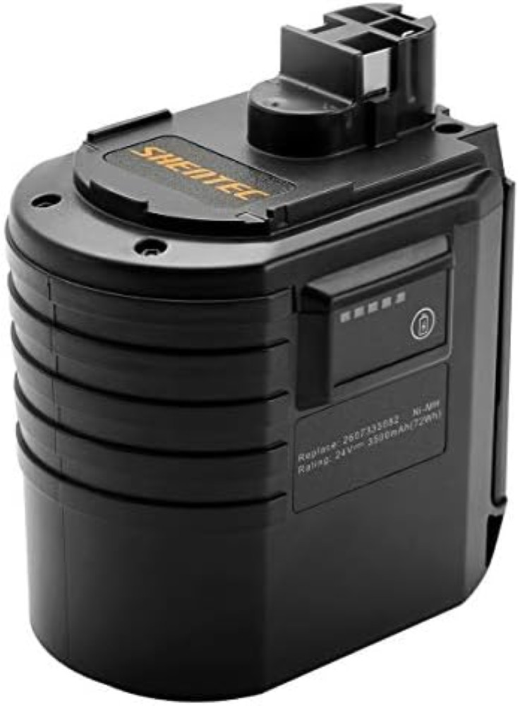 Batteria Shentec 24V 3500mAh Ni-MH per Bosch 2607335082 GBH24VRE
