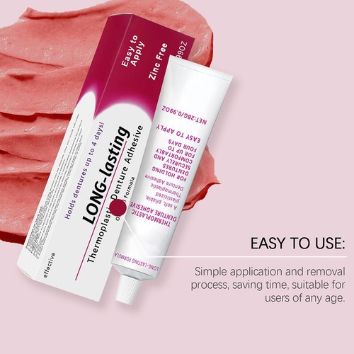 1-3pcs Colla per protesi termoplastica di lunga durata 28g Oral-Health N✨DE