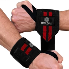 Boldfit Wrist Supporter for Gym Wrist Band with Thumb Loop Straps Fast Ship
