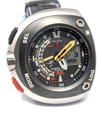 Orologio Citizen cyber aqualand promaster titanium depth watch calibro U101 dive