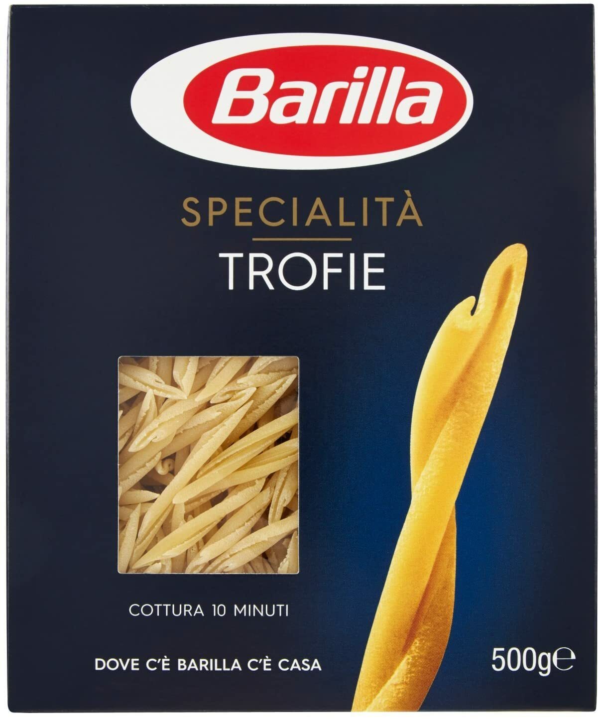 4X BARILLA LE ""SPECIALITA' "" TROFIE LIGURI PASTA DI  SEMOLA DI GRANO DURO 4x500g