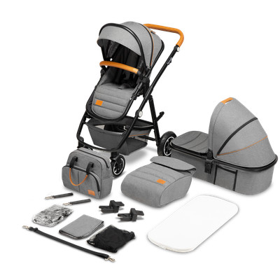 Kinderwagen Lionelo Amber 2in1 Kombikinderwagen Zubehörpaket Set 