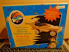 Build your own Battery Operated Wooden Model Race Car  Kid's Tek Sun Mate Corp