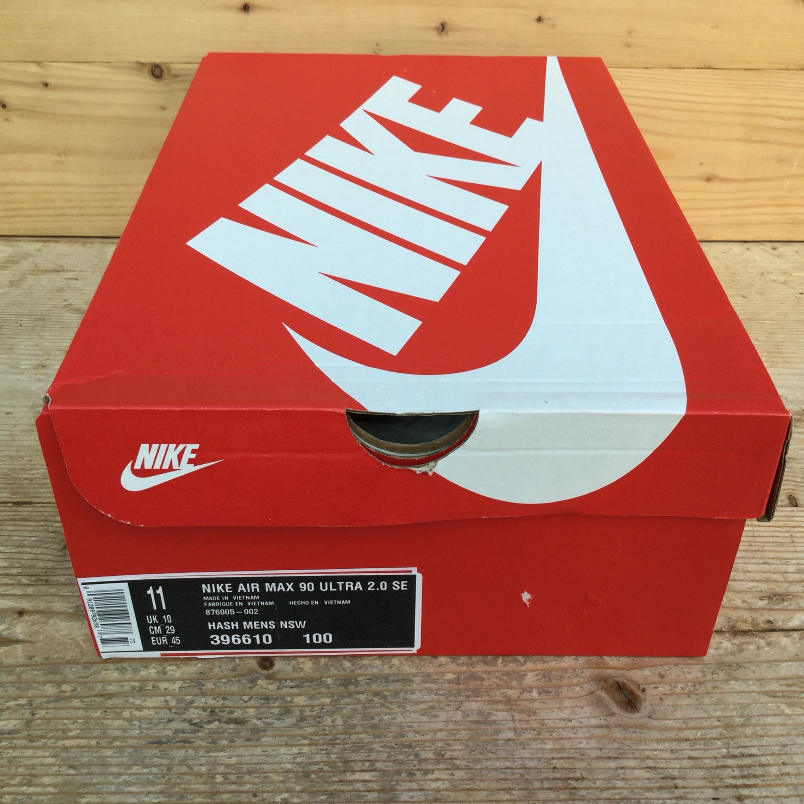Nike Air Max90 Ultra 2.0 SE, Black Black Black & White, 876005-002 USA 11 88215d Nike Air Max90 Ultra 2.0 SE, Black Black Black & White, 876005-002 USA 11 88215d