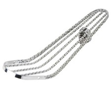 Custom Bicycle Banana Seat Pan Square Twisted Chrome for 20" Lowrider Bikes