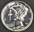 1939 d mercury dime bu