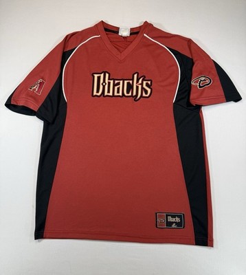 Majestic Arizona Diamondbacks Jersey Shirt Men s XL (Est) Red Black 2013